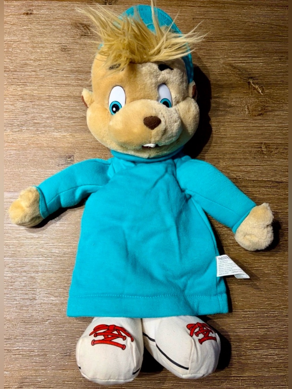 ALVIN AND THE CHIPMUNKS - THEODORE  PLUSH PUPPET - VINTAGE COLLECTIBLE